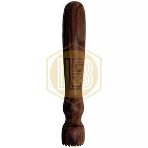 Mortaio con manico in legno di Sheesham - Product Image 4