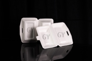 Caja de comida Contenedores de espuma para llevar Cajas de espuma de un solo uso Contenedores de comida Bandejas de espuma desechables Cajas de comida de espuma Fiambrera - Product Image 5