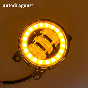 ไฟวงแหวน LED สีขาว 30W 6500LM ขนาด 3.5 นิ้ว 90 มม. สำหรับไฟตัดหมอก DRL พร้อมไฟสปอตไลท์ DRL ทรงกลมสองสี ขาว/เหลืองอำพัน กันน้ำระดับ IP67 สำหรับรถกระบะ - Product Image 5