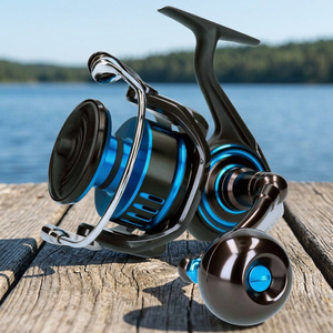 Carrete de Pesca Giratorio de Metal y Plástico al por Mayor 1000 #   2000 #   Cebo Artificial Compatible con la Serie GN-AB - Product Image 3