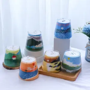 DIY aromaterapi mumlar renkli inci balmumu kum balmumu kum balmumu mum hammadde toptan düğün ve noel dekorasyon için