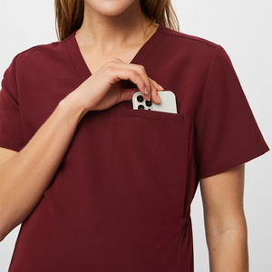 Hauts d'<span class=keywords><strong>allaitement</strong></span> pour femmes, vêtements de maternité confortables à manches courtes pour futures mamans, ensembles d'uniformes de travail pour femmes enceintes - Product Image 6