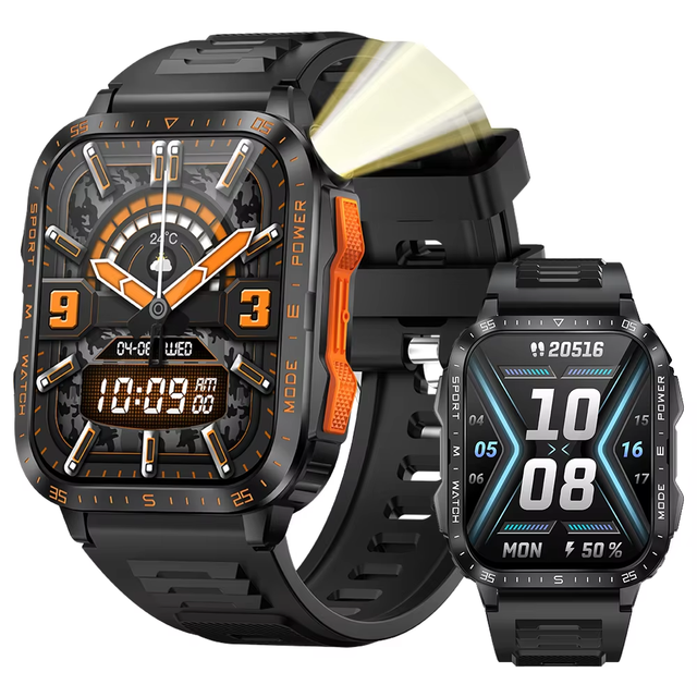 1.96Inch Large Screen Reloj Inteligente With 5.3 Bluetooth 430mAh Battery Support Ios 11 Android 5.0 3ATM Waterproof Smart Watch
