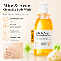Gel Douche Anti-Acne Végétal à Base d'Acides Aminés OEM & ODM pour une Peau Nette et Lisse – Nettoyant Doux Anti-Acne à Base de Plantes