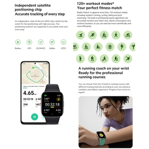 Global <span class=keywords><strong>Xiaomi</strong></span> <span class=keywords><strong>Redmi</strong></span> Watch <span class=keywords><strong>3</strong></span> schermo a colori da 1.75 pollici 5ATM impermeabile gestione della salute ossigeno nel sangue GPS Smart Watch - Product Image 6