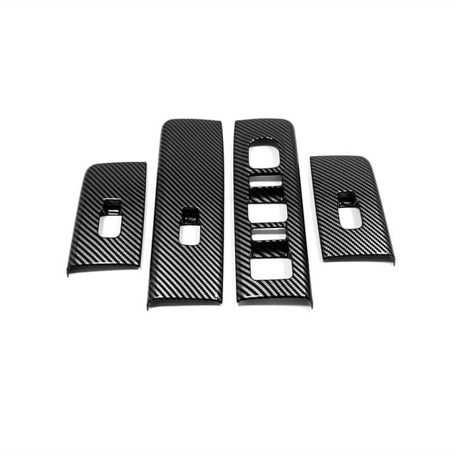 Carbon Fiber Car Interior Accessories for Geely Xingyuan Geometry Emas 5 2024 2025 2026 Ex2 Window Lifter Control Gear Panel Cup