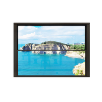 Balcon insonorisé avec grande vue, fenêtres intelligentes anti-ouragan de niveau 9, portes et fenêtres coulissantes verticales intelligentes