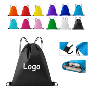 Lightweight Waterproof Drawstring Backpack for Gym Travel Sports <b>Bag</b> <b>Foldable</b> School Sack Outdoor Hiking Swimming <b>Beach</b> Daypack - Product Image 3