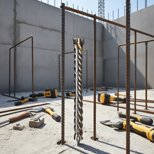 ดอกสว่านเจาะคอนกรีต Sds Max Elite 4 หัวตัด บรรจุภัณฑ์แบบแผงเดี่ยว - Product Image 3