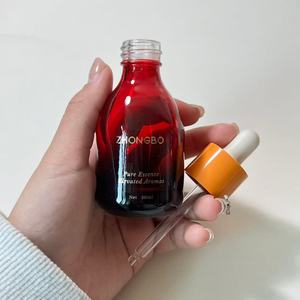 Nouvelle conception, flacon en verre plat de 30 ml pour huile essentielle et sérum, avec compte-gouttes, pour huile capillaire et soins de la peau - Product Image 3