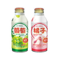 JIUR Gezonde, hoogwaardige 375ml druiven NFC gesteriliseerde, zachte, natuurlijke fruitsap frisdrank in blik (gecanneeld)