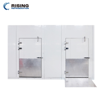 Hoge kwaliteit koelcel en complete walk-in vriezer met antislip aluminium platen