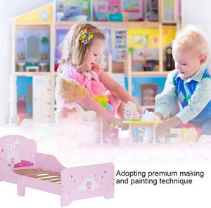 2025 Linda cama de madera para niños pequeños de 3 a 10 años niños Montesori Rosa gran oferta cama para bebé de 3 años - Product Image 3