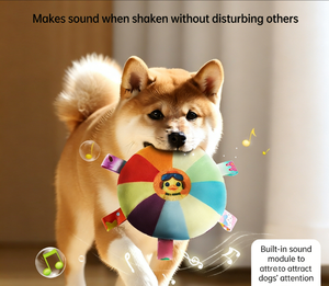 Peluche interactive et écologique pour chien avec fonction de nettoyage des dents et design de dessin animé - Product Image 4