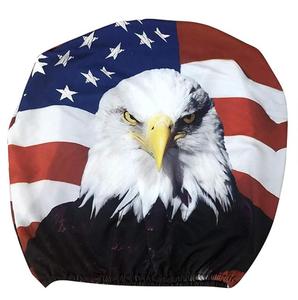 Ensemble de 2 housses d'appui-tête American Patriotic Eagle pour voitures pour le 4 juillet - Product Image 1