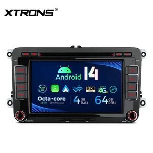 XTRONS 7 "4 + 64GB Android 14 REPRODUCTOR DE DVD para coche Octa Core incorporado AKM DSP Global 4G giroscopio sensores para Volkswagen/Skoda/Seat - Product Image 4