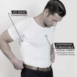 Plus de taches humides embarrassantes <span class=keywords><strong>sur</strong></span> vos vêtements T-shirts anti-transpiration T-shirt anti-transpiration - Product Image 1