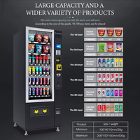 RUNYANG Máquina Expendedora Inteligente Personalizada para Exteriores con IA, Combo de Bebidas y Snacks, para Alimentos y Bebidas
