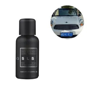 Gsls revestimento de cerâmica 30ml, nano 9h, carro de cerâmica