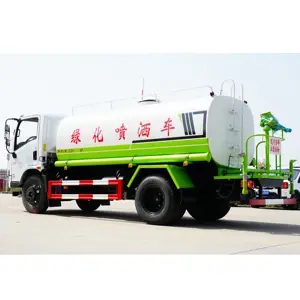 Cheapest water Truck used with Green Plant Watering 6000 Liter Tank mounted Water Sprinkler Cannon