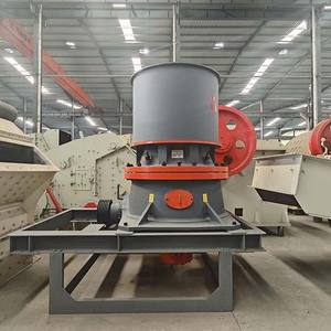 Trituradora de Cono Hidráulica de un Solo Cilindro de Venta Directa de Fábrica, Máquina Trituradora de Piedra de Mineral de Hierro para Residuos de Construcción - Product Image 2