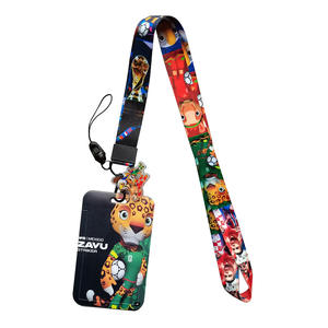 Porta Tarjetas de Autobús Modelo ZQ de Alta Calidad con Cordón para el Cuello, para Tarjetas de Identificación Estudiantil, Tarjetas de Comedor y Tarjetas de Campus 2026 para Equipos de Fútbol - Product Image 6