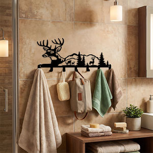 Ganchos Adhesivos Metálicos para Pared - Versátiles para Llaves, Sombreros y Bolsos, Resistentes a la Oxidación y Ahorran Espacio, Fácil Instalación para Uso en el Hogar y <span class=keywords><strong>Hoteles</strong></span> - Product Image 3