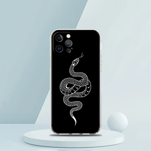 Custodia per telefono di lusso con labbra nere in stile gotico per <span class=keywords><strong>iPhone</strong></span> 16 15 14 13 12 11 17 Max xx X XR <span class=keywords><strong>SE</strong></span> 8 Plus Cover trasparente in Silicone morbido TPU - Product Image 5