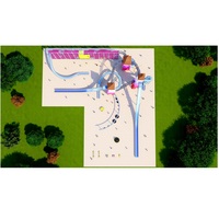 Parc d'attractions, équipement de divertissement pour enfants, jardin extérieur, parc d'attractions