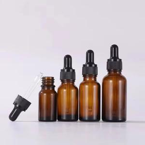 Botellas de Vidrio Ámbar de 15 ml de Alta Calidad para Aceites Esenciales, Recargables, con Tapón de Rosca, Gotero para Suero para el Cuidado de la Piel, Esmalte de Uñas - Product Image 6