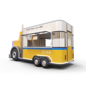 Henghe Henghe Knight Mini Bibo Chariot de restauration rapide de grande taille sur mesure, remorque mobile pour tacos, cuisine mobile, restaurant mobile rapide - Product Image 4