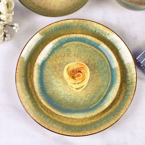 Ensemble de vaisselle commerciale personnalisable pour cantine Restaurant bol en plastique en porcelaine mélamine assiette à riz pour dîner - Product Image 5