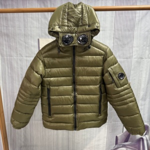 Veste d'hiver pour homme à capuche, couleur unie, imperméable, en polyester, décontractée, avec fermeture éclair, coupe régulière, épaisse et isolée - Product Image 4
