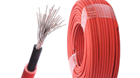 PV1-F Verzinntes Kupfer Niederspannungs-Photovoltaik-Solarkabel 1,5mm 2,5mm 4mm 6mm XLPE-Isolierung Doppelkern IP68 0,6/1kV Panelkabel