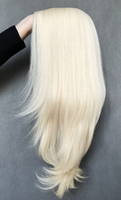 Perruque juive de luxe en soie, 100 % cheveux humains vierges chinois Remy, dentelle transparente HD, ligne de cheveux naturelle, taille personnalisée