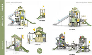 Juego infantil para exteriores: tobogán de plástico, <span class=keywords><strong>columpio</strong></span> <span class=keywords><strong>y</strong></span> <span class=keywords><strong>trampolín</strong></span> para escuelas <span class=keywords><strong>y</strong></span> jardines - Product Image 5