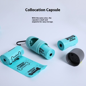 Meilleures ventes : Distributeur de sacs pour déjections canines écologique, avec pelle en plastique <span class=keywords><strong>biodégradable</strong></span> et sacs <span class=keywords><strong>à</strong></span> déjections découpés pour l'élimination des déchets d'animaux - Product Image 3