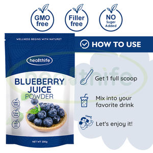 Bubuk jus Blueberry kering beku 80Mesh stok gudang USA - Product Image 3