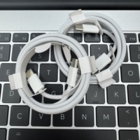 Câble de charge USB-C vers USB-C tressé 60W, long, à charge rapide, pour téléphone 18 Pro Max 17 16 15 Plus, chargeur Type C