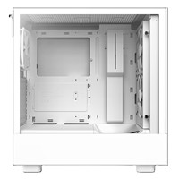 Estuche para juegos NZXT H5 Flow BLACK & WHITE Estuche compacto de flujo de aire de Torre media Chasis de PC con 2 ventiladores F120Q en el interior