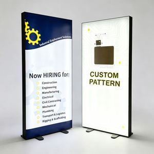 Easy Assemble Foldable Illuminated Display Stand Custom Photo Print Wedding Conference Exhibition Decoration <b>Light</b> <b>Box</b> - Product Image 1