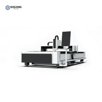 Machine de découpe laser à fibre 3KW 1530, commande CNC, machine de découpe laser métallique, refroidissement par eau, système de commande Cypcut, prise en charge AI/PLT
