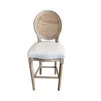 Échantillon gratuit Chaise de salle à manger Louis Xvi crème de dos victorien en acier chêne vert or rose brun de style européen pour personnes lourdes