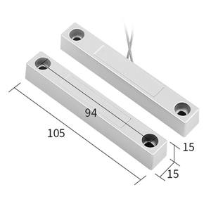 Système d'alarme antivol AILIF ALF-MC21 pour porte/fenêtre avec contact filaire pour porte en fer, pour utilisation en communauté et dans les centres commerciaux HW - Product Image 2