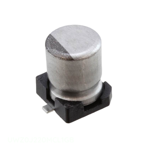 ตัวเก็บประจุแบบติดผิวหน้า (Surface Mount) รุ่น UWZ0J220MCL1GB ของแท้ 22 ยูเอฟ (22uF) ความคลาดเคลื่อน 20% แรงดัน 6.3 โวลต์ แบบ SMD - Product Image 1