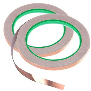 Cinta <span class=keywords><strong>de</strong></span> Cobre, Cinta <span class=keywords><strong>de</strong></span> Cobre <span class=keywords><strong>de</strong></span> Doble Cara Conductiva con Adhesivo para Blindaje EMI, Circuitos <span class=keywords><strong>de</strong></span> Papel, Reparaciones Eléctricas, Conexión a Tierra - Product Image 1