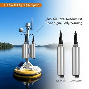 เซ็นเซอร์วัดสาหร่ายออนไลน์ JOSA ตรวจจับคลอโรฟิลล์เอ สาหร่ายสีน้ำเงินเขียว BGA พร้อมระบบทำความสะอาดอัตโนมัติ มาตรฐาน IP68 รองรับ RS485 สำหรับตรวจวัดคุณภาพน้ำในทะเลสาบ - Product Image 5