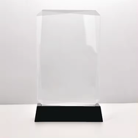 Trophées personnalisés Hypercrafts, plaque de trophée en cristal par sublimation, gravure de haute qualité