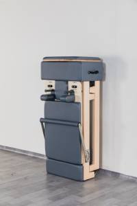 Reformer Pilates Pieghevole in Legno d'Acero, Struttura Compatta, Letto Portatile per Allenamento Pilates - Product Image 3