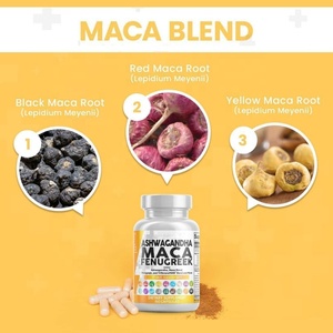 תוסף תזונה OEM 17 ב-1 אשוגנדה, מאקה, חילבה, 60 כמוסות, תמיכה ברווחה וחיוניות - Product Image 3